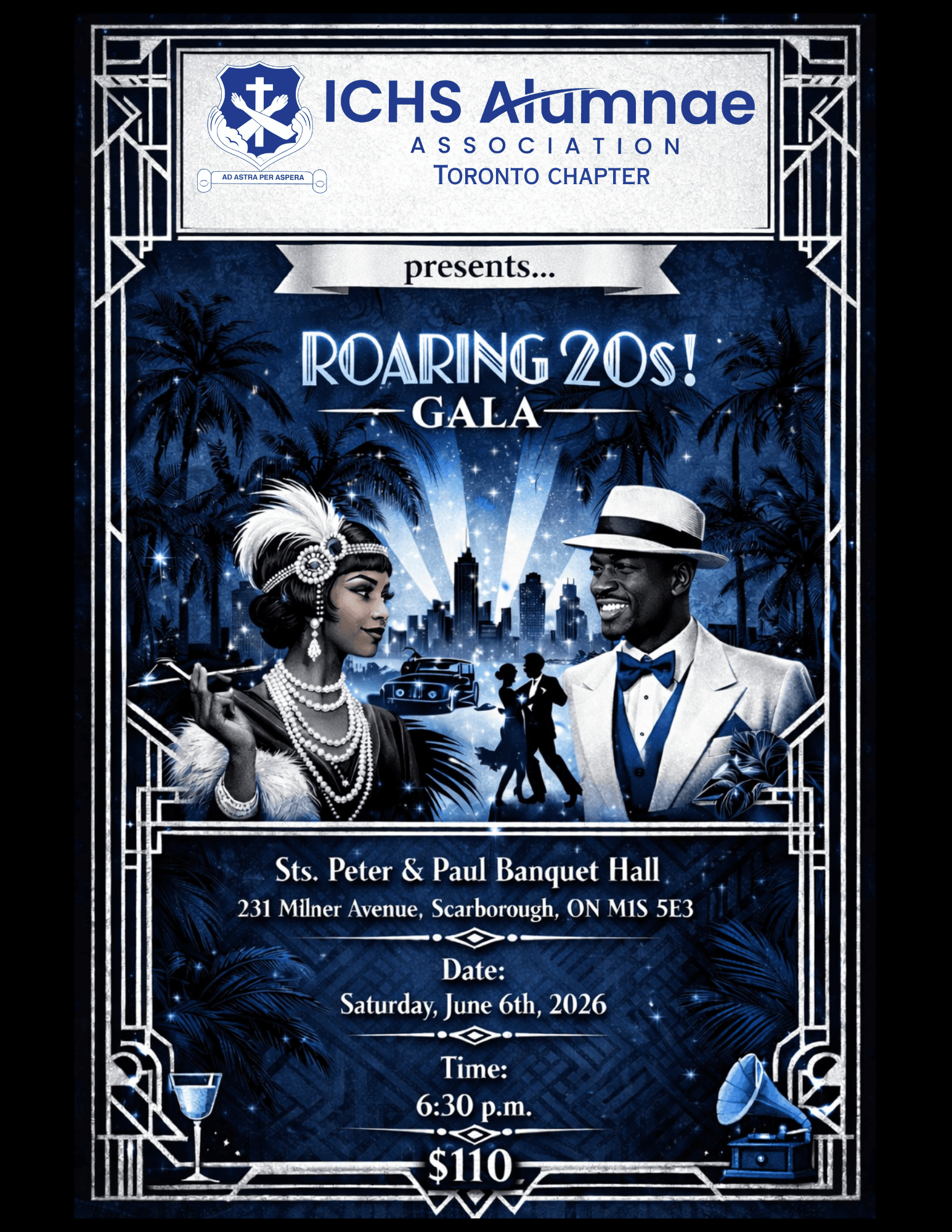 ICHSAA Toronto Chapter Presents...Roaring 20s Gala